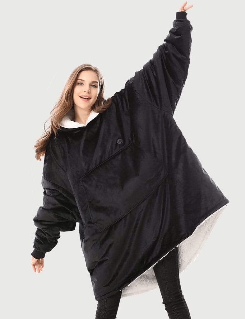 Snuggly™ Oversized Heated Hoodie Blanket