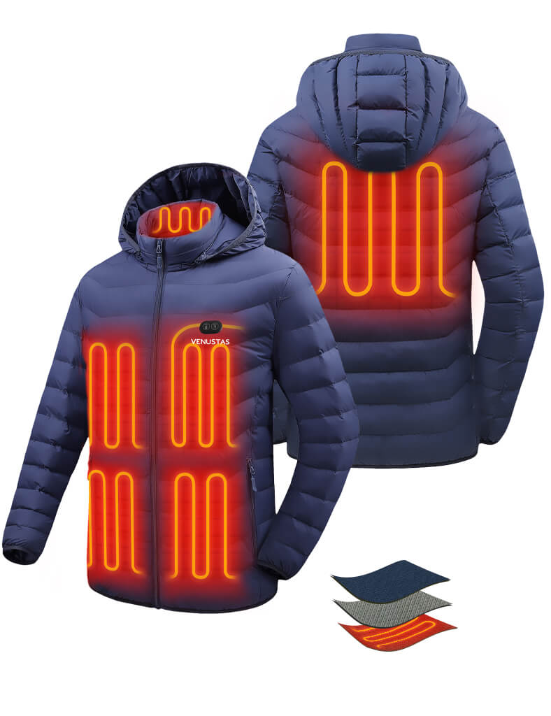 Heated Jacket With Dual Control Button 7.4V For Unisex, U9001