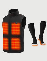 [Bundle Deal] Men's Heated Canvas Vest 7.4V & Heated Socks