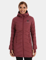 Heated Long Down Jacket 7.4V For Women - New Colors