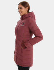 Heated Long Down Jacket 7.4V For Women - New Colors