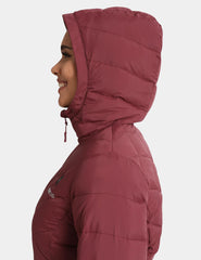 Heated Long Down Jacket 7.4V For Women - New Colors