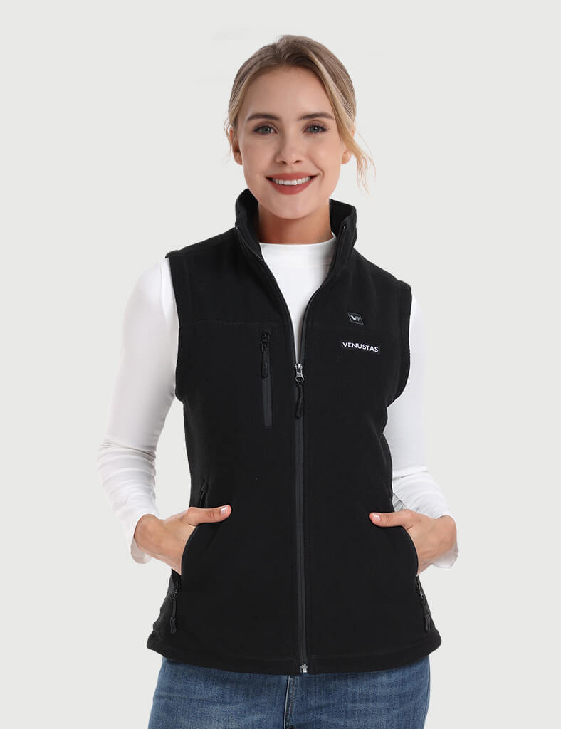 Women’s Heated Recycled Fleece Vest 7.4V, EW22