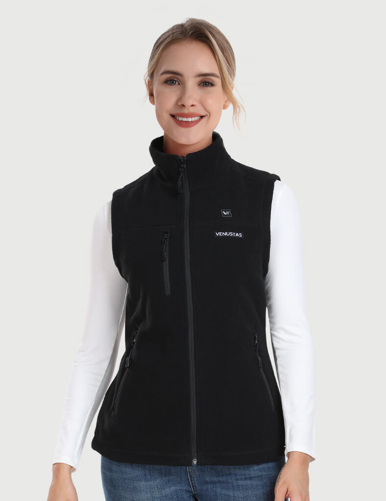 Women’s Heated Recycled Fleece Vest 7.4V, EW22