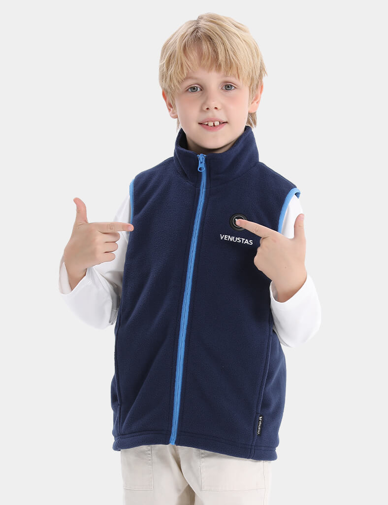 Boy's Heated Fleece Vest 7.4V