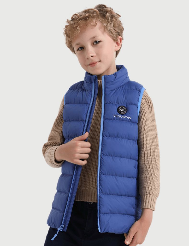 Boy’s Heated FELLEX Vest - Blue