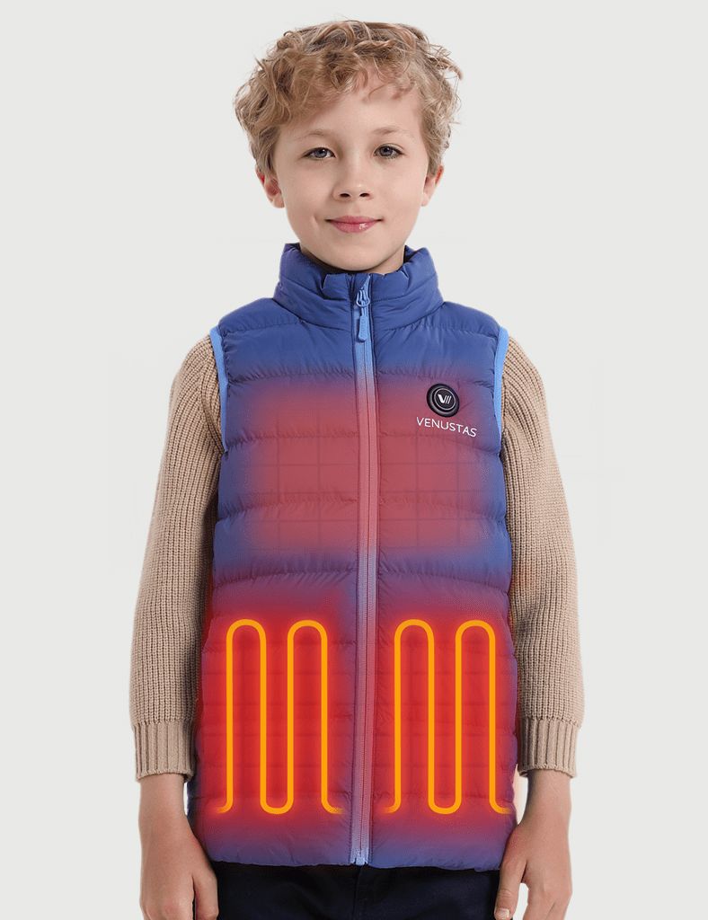 Boy’s Heated FELLEX Vest - Blue