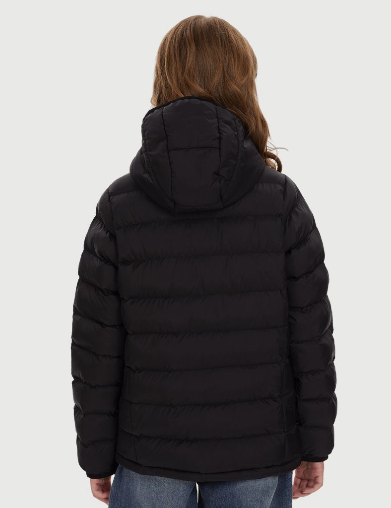 Girl’s Heated FELLEX  Hooded Jacket - Black