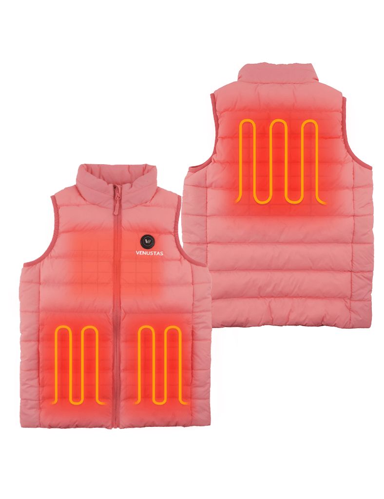 Girl’s Heated FELLEX Vest 7.4V - Pink