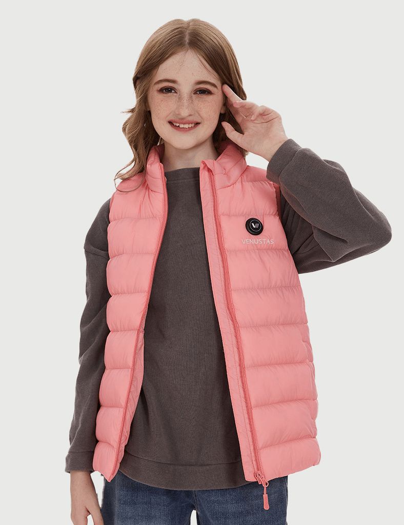 Girl’s Heated FELLEX Vest 7.4V - Pink