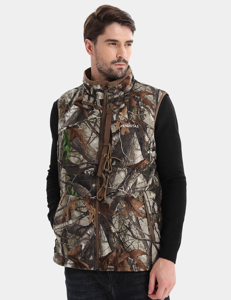 Men's Heated Silent Hunting Vest 7.4V - Next Camo G2™, M35 Max