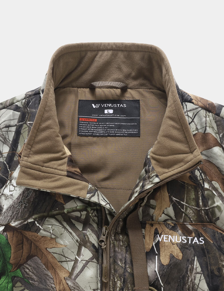 Men's Heated Silent Hunting Vest 7.4V - Next Camo G2™, M35 Max