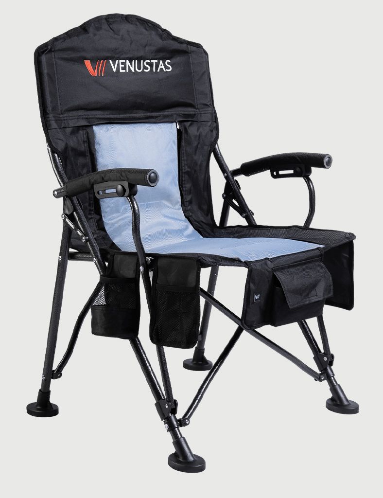 Venustas Heated Camping Chair - Black