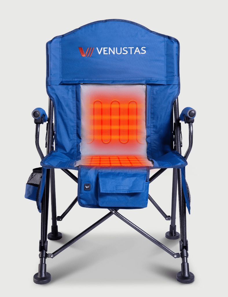 Venustas Heated Camping Chair - Blue