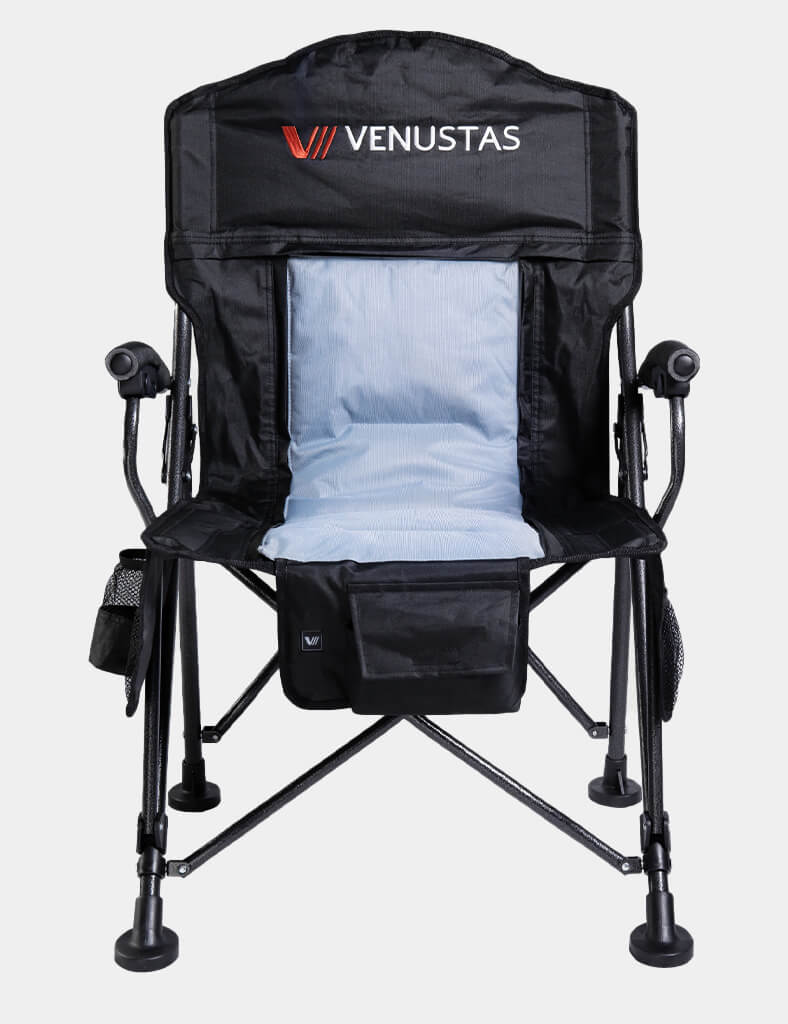 Venustas Heated Camping Chair - Black