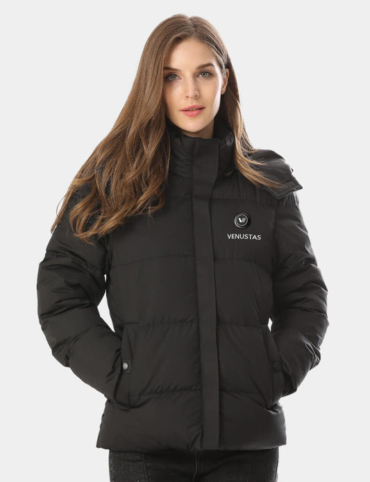 Women's Heated Coat 7.4V with 90% Down Insulation