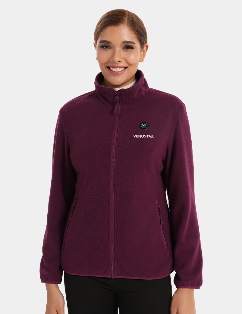 [Upgraded] Women's Heated Fleece Jacket 7.4V - New Colors