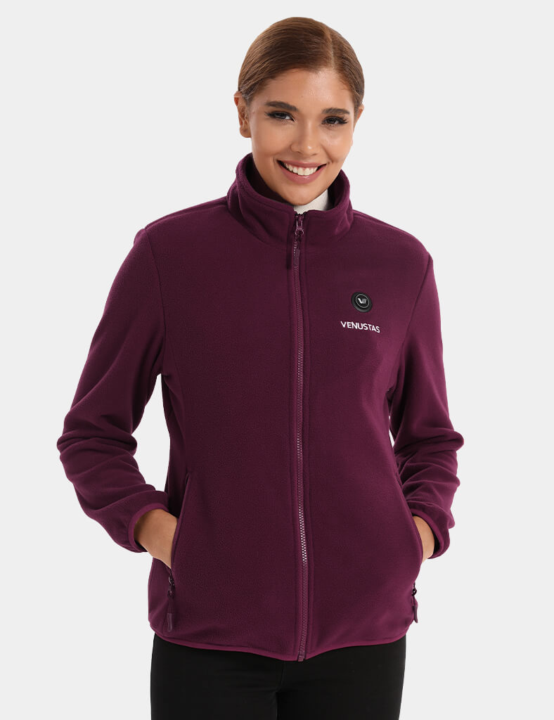 [Upgraded] Women's Heated Fleece Jacket 7.4V - New Colors