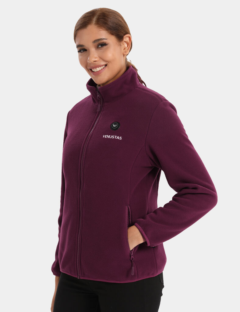 [Upgraded] Women's Heated Fleece Jacket 7.4V - New Colors