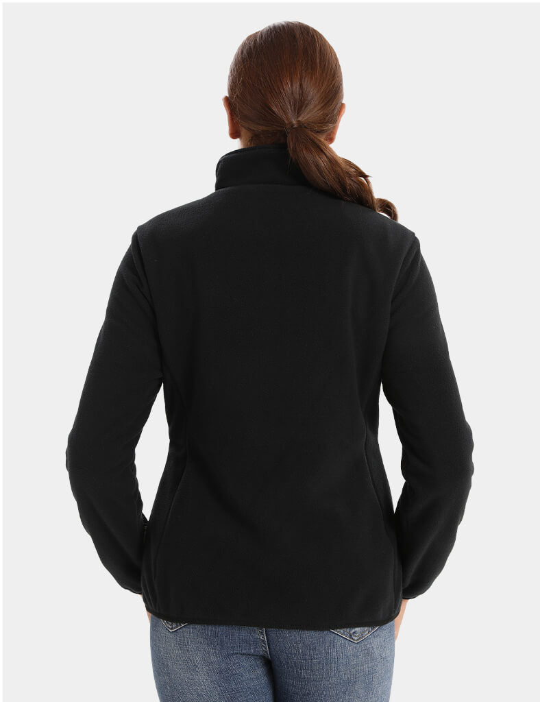 Zipper up Heated Fleece Jacket for Women 7.4V, W2136