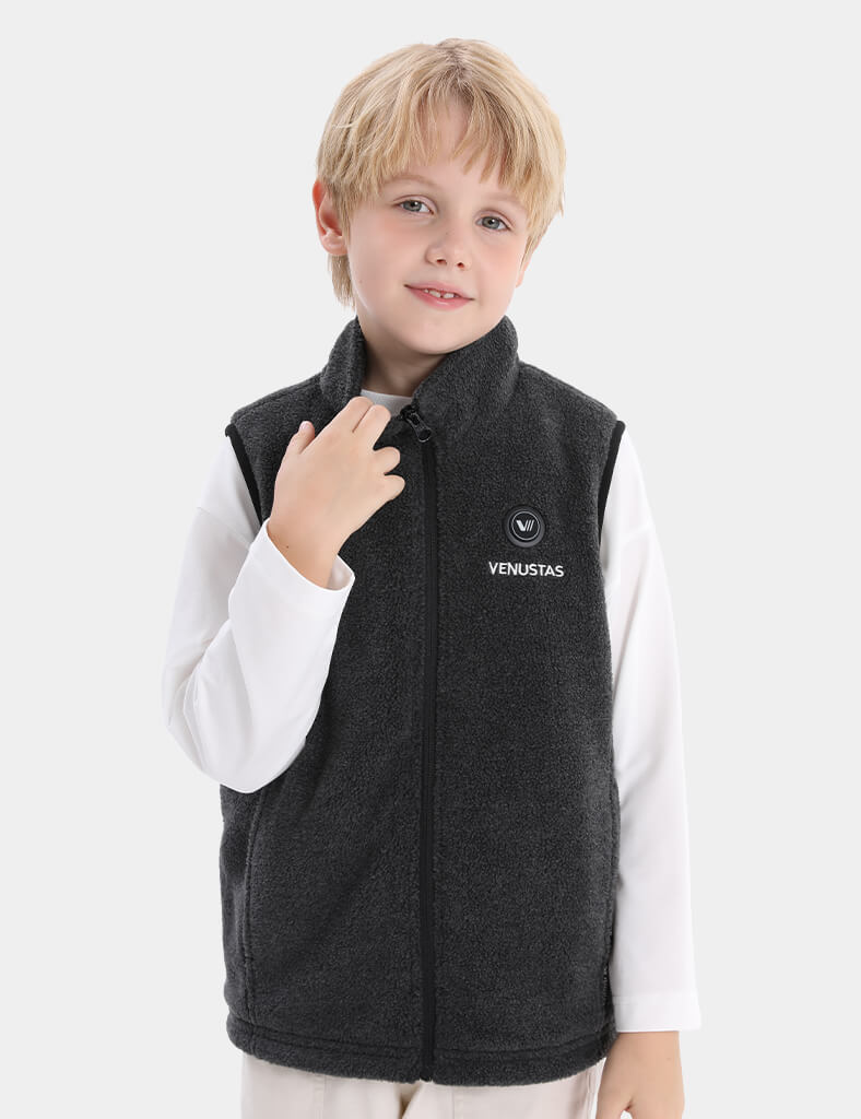 Boy's Heated Fleece Vest 7.4V