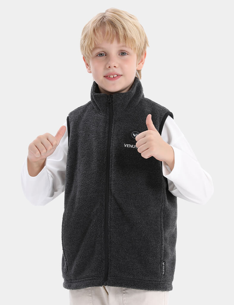 Boy's Heated Fleece Vest 7.4V