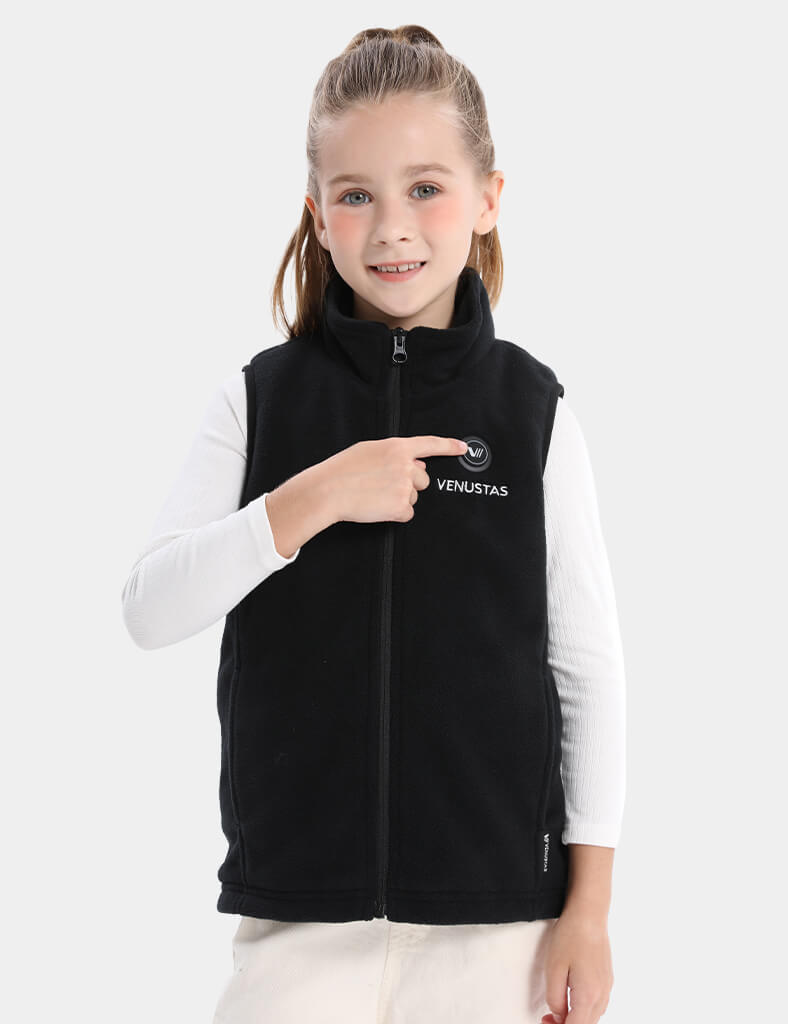 Girl's Heated Fleece Vest 7.4V, KG14