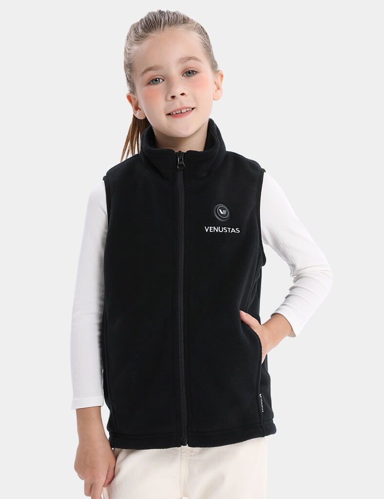 Girl's Heated Fleece Vest 7.4V