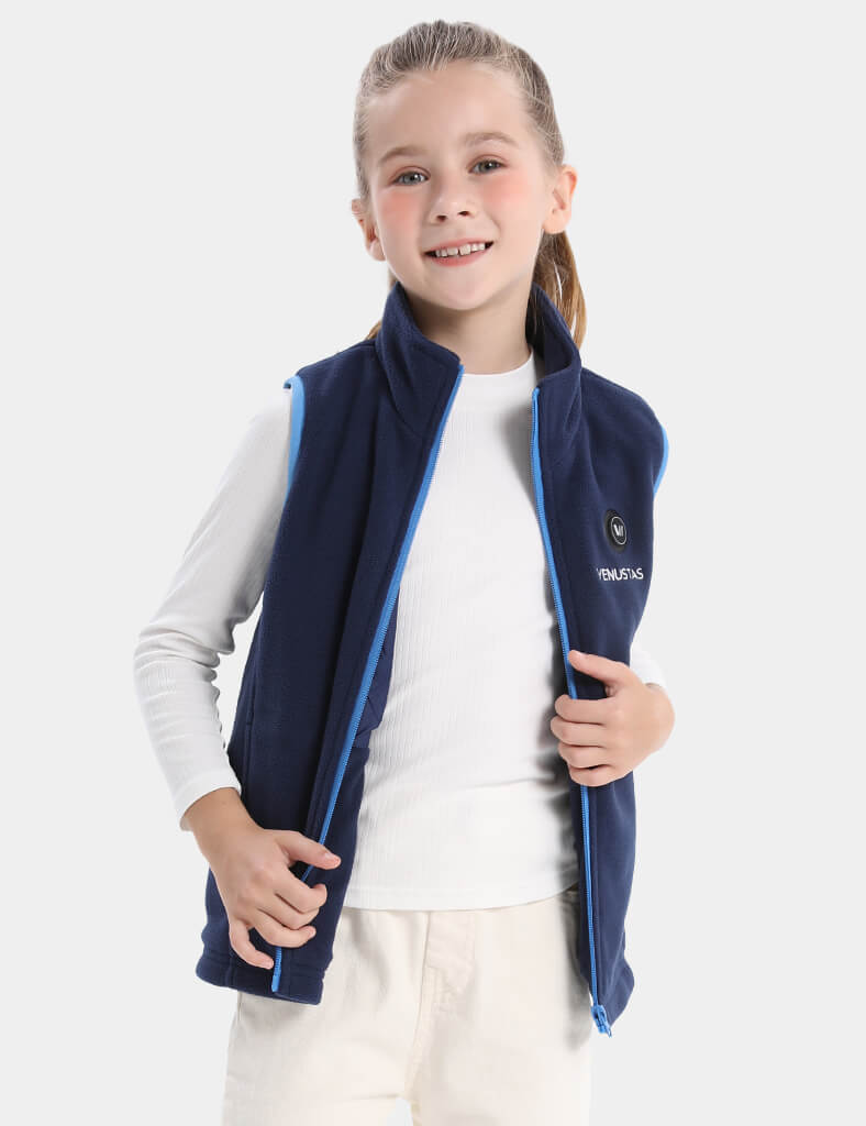 Girl's Heated Fleece Vest 7.4V, KG14