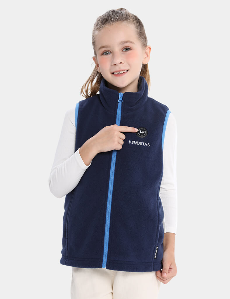 Girl's Heated Fleece Vest 7.4V, KG14