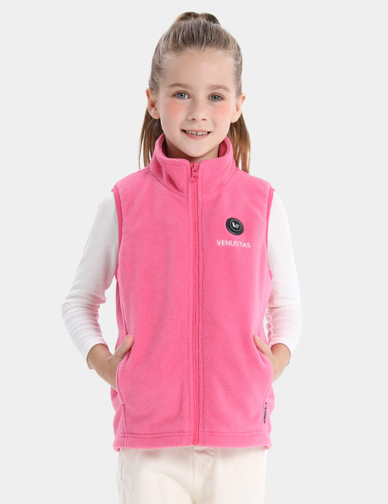 Girl's Heated Fleece Vest 7.4V, KG14