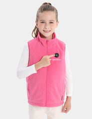 Girl's Heated Fleece Vest 7.4V