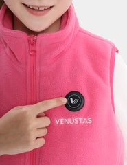 Girl's Heated Fleece Vest 7.4V