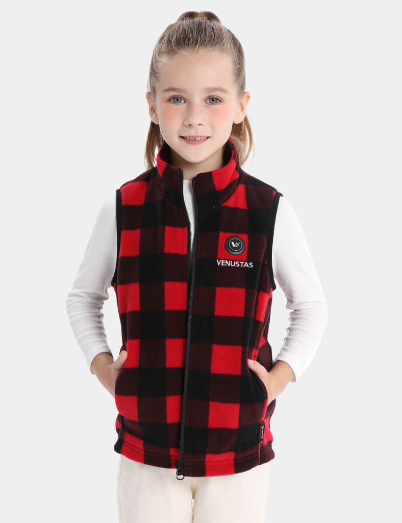 Girl's Heated Fleece Vest 7.4V, KG14