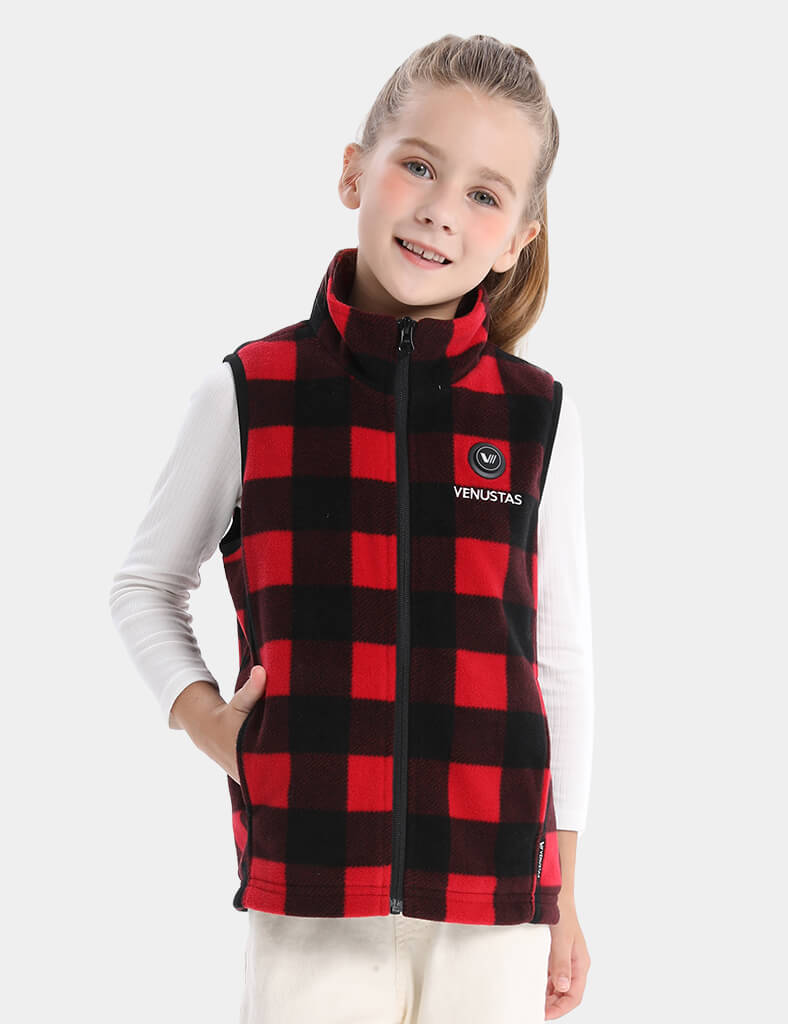 Girl's Heated Fleece Vest 7.4V, KG14