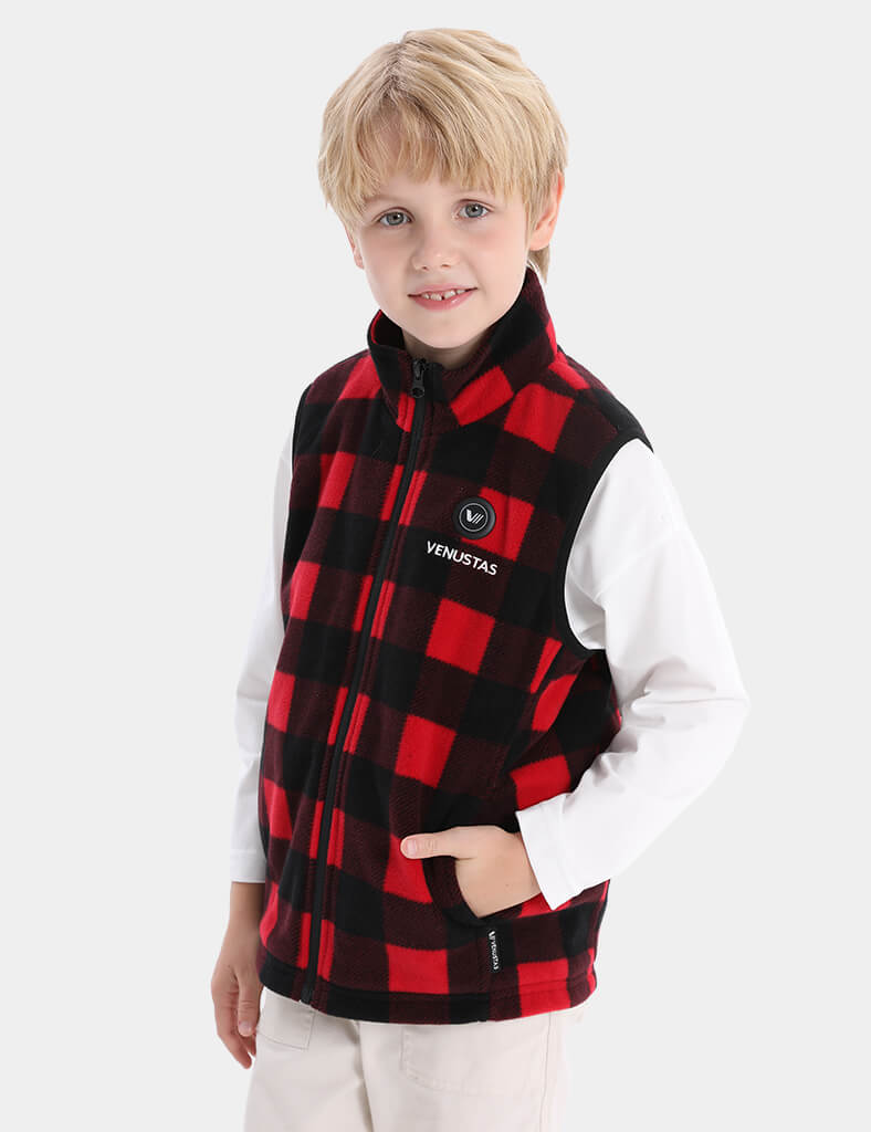 Boy's Heated Fleece Vest 7.4V