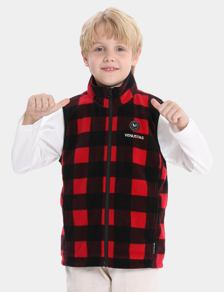 Boy's Heated Fleece Vest 7.4V