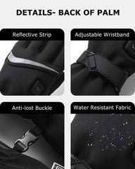 Unisex Waterproof Heated Gloves 7.4V, G02