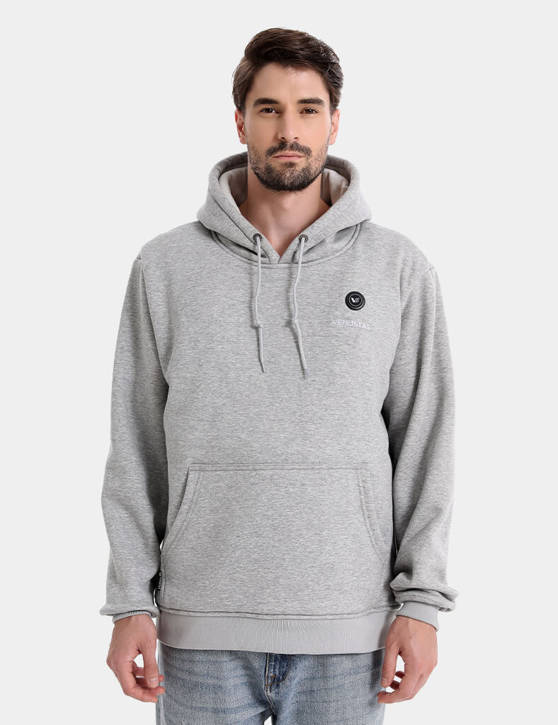 Pullover Heated Hoodie for Unisex with Heating Pockets 7.4V, U2139