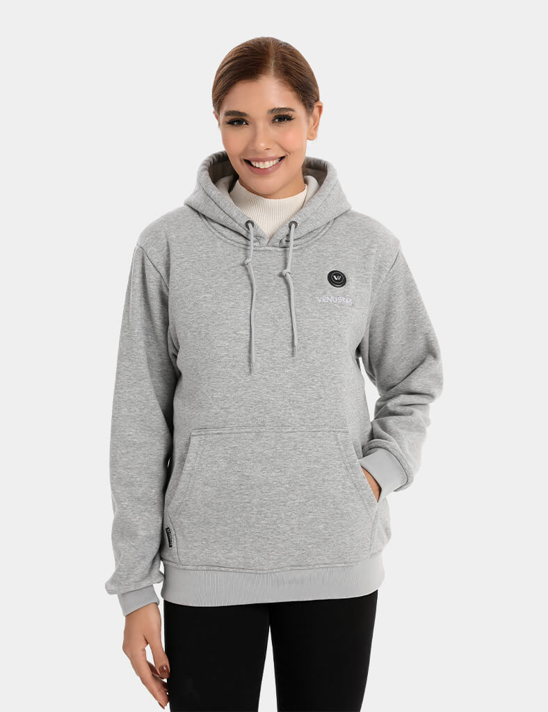 Pullover Heated Hoodie for Unisex with Heating Pockets 7.4V