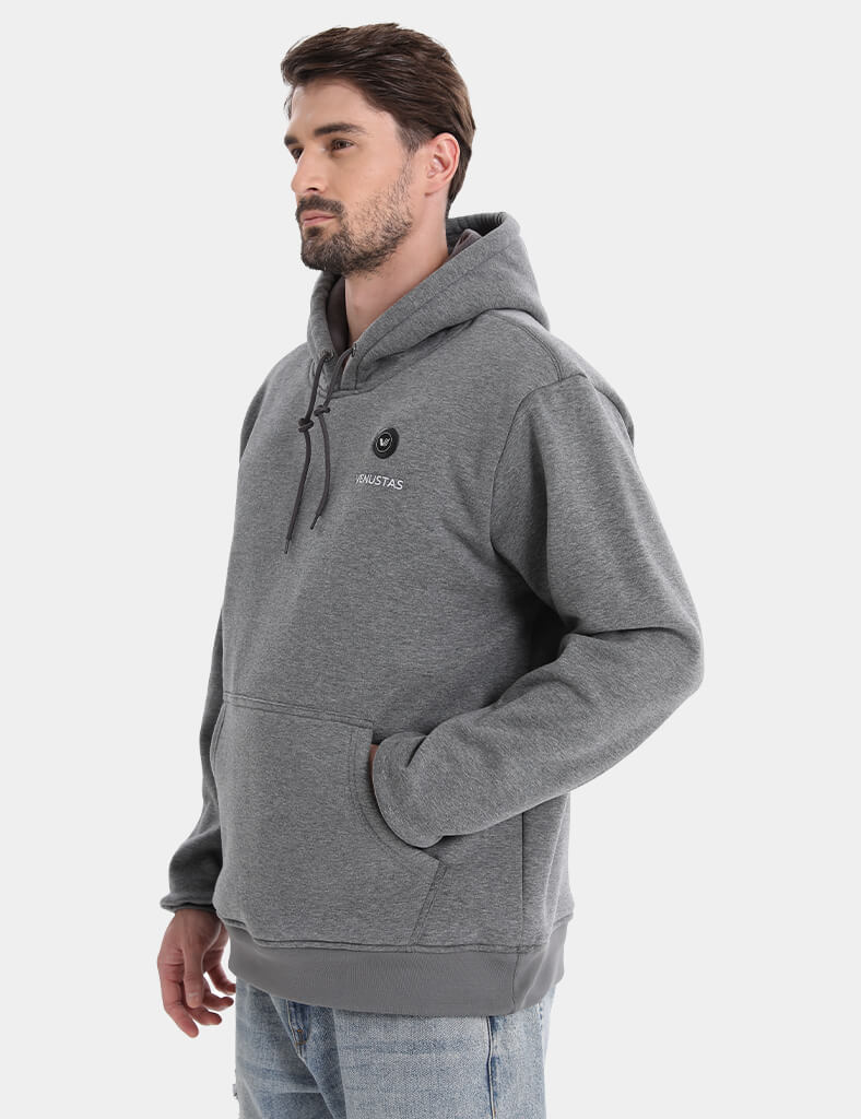 Pullover Heated Hoodie for Unisex with Heating Pockets 7.4V