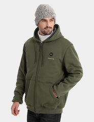 Zipper up Heated Hoodie for Unisex 7.4V