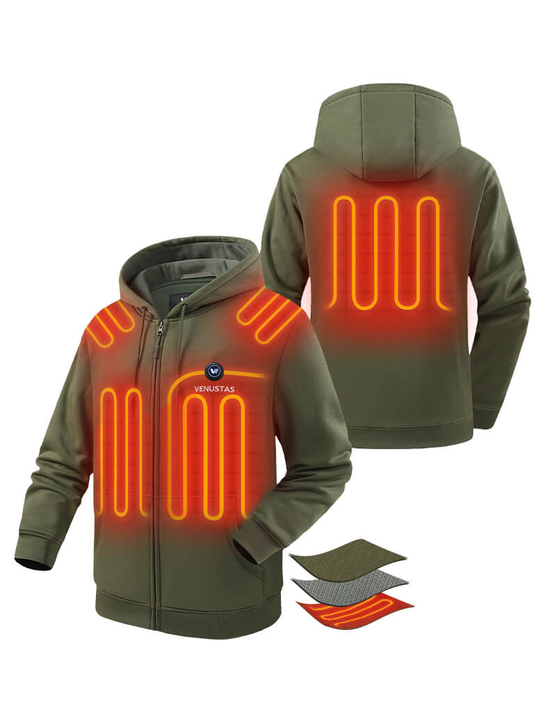 Unisex Heated Hoodie Excellent Heating Technology Venustas