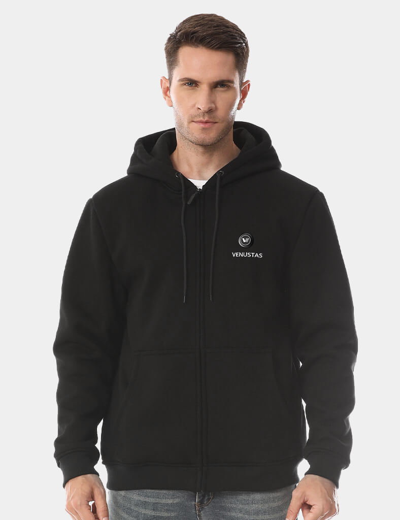 Zipper up Heated Hoodie for Unisex