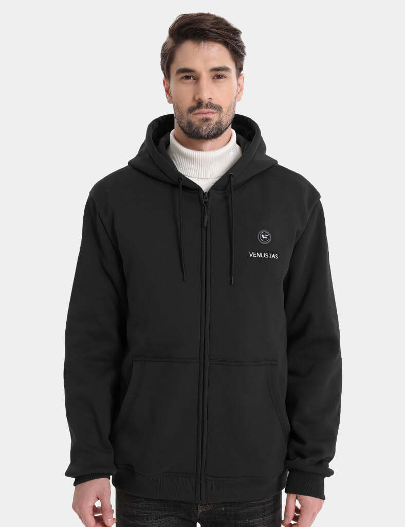 Zipper up Heated Hoodie for Unisex