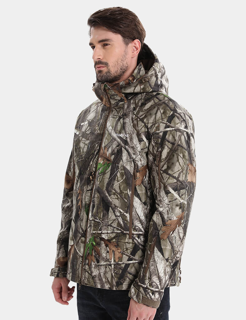 Men's Heated Silent Hunting Jacket 7.4V - Next Camo G2™