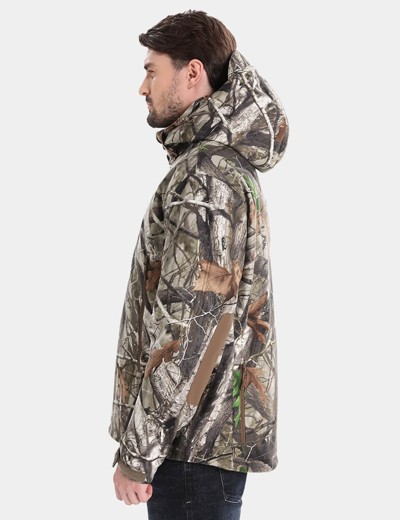 Men's Heated Silent Hunting Jacket 7.4V - Next Camo G2™