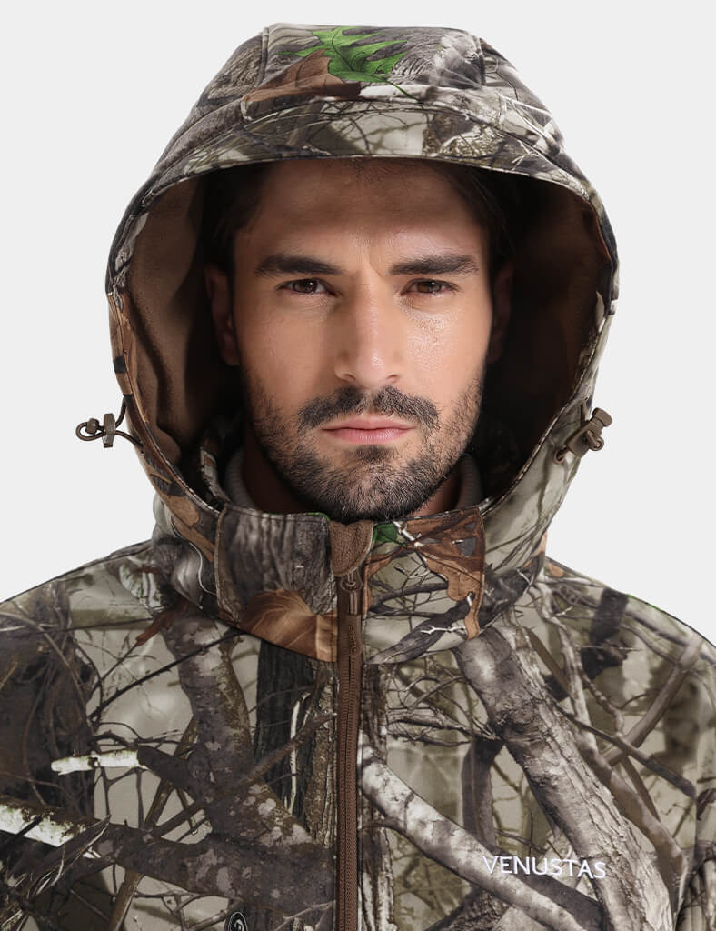 Men's Heated Silent Hunting Jacket 7.4V - Next Camo G2™, M45 Max