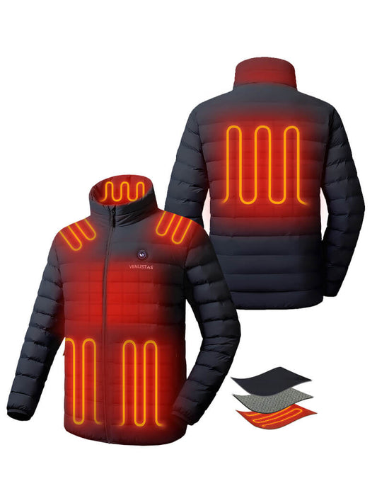 Men's Heated Lightweight Puffer Jacket 7.4V