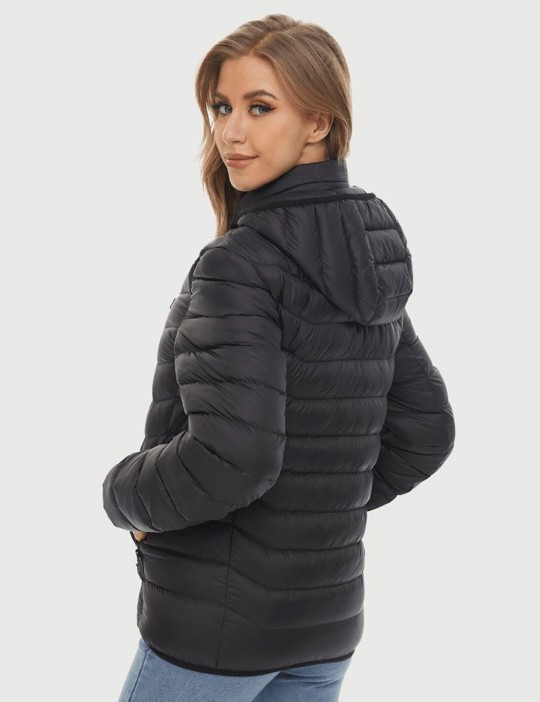 [Bundle Deal] Heated Jacket for Unisex with Dual Control Button, 7.4V & Heated Gloves